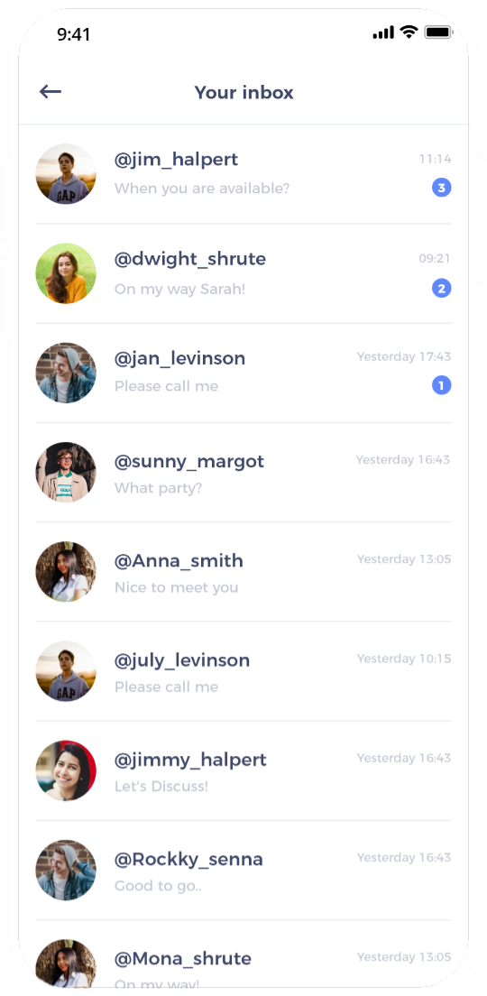 company mentions screen