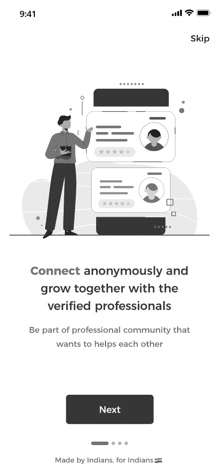 wireframes login screen