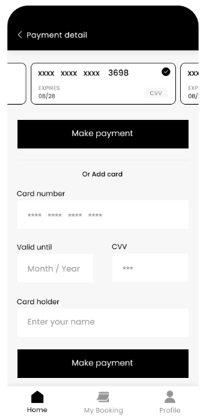 Payment App Screen