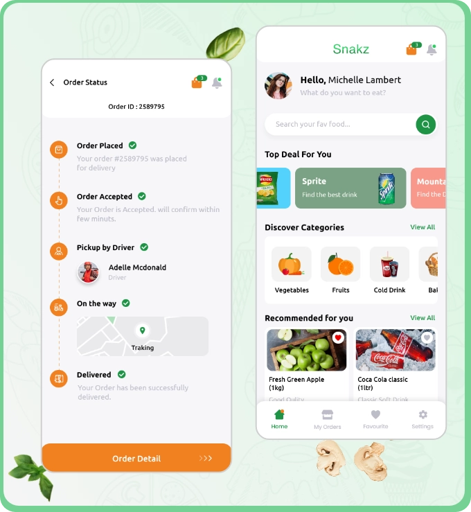 Snackz - On-Demand Food Delivery App